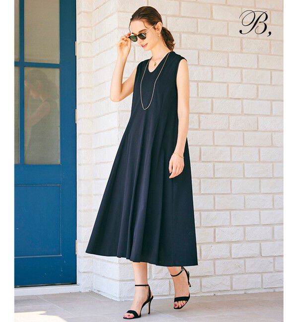 BEIGE,「【B,】KUMQUAT / ワンピース」|ルームウェア|Black