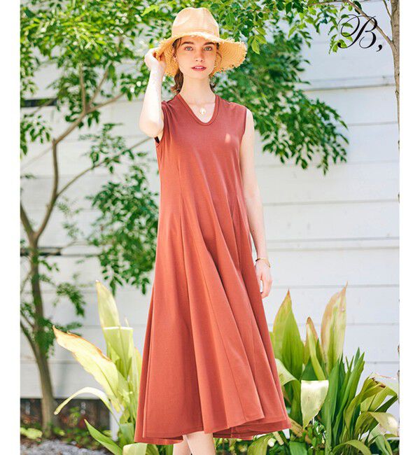 BEIGE,「【B,】KUMQUAT / ワンピース」|ルームウェア|Brown