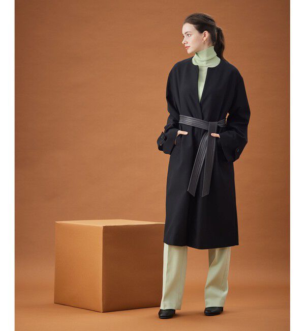 BEIGE,「VALETTE / ドレスコート」|ノーカラーコート|