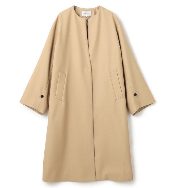 BEIGE,「VALETTE / ドレスコート」|ノーカラーコート|