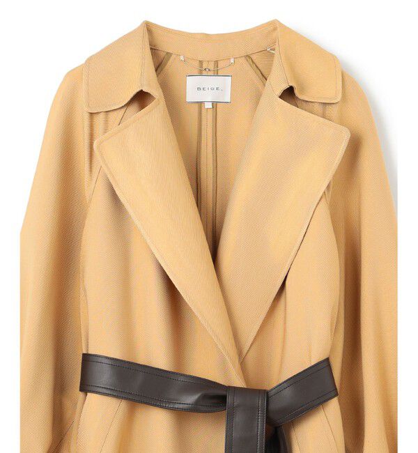 BEIGE,「ALAIN / ラップトレンチコート」|トレンチコート|