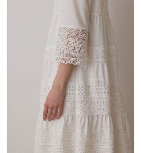 GRACE CONTINENTAL「レースコンビワンピース」|ワンピース|