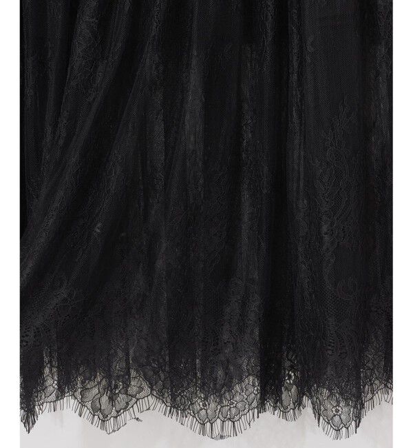 Grace Class「レース切替ティアードスカート」|スカート|