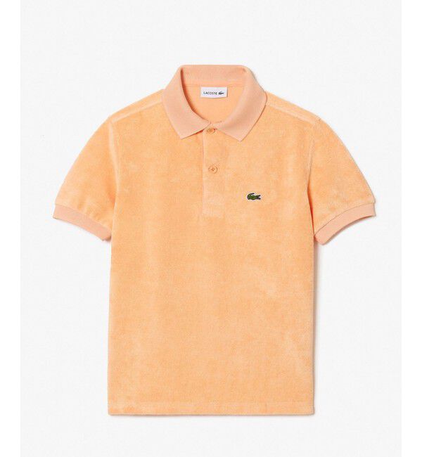 LACOSTE「オーガニックコットン 肉厚パイル地半袖ポロシャツ」|ポロシャツ|