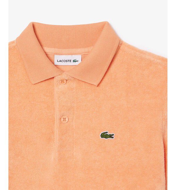 LACOSTE「オーガニックコットン 肉厚パイル地半袖ポロシャツ」|ポロシャツ|