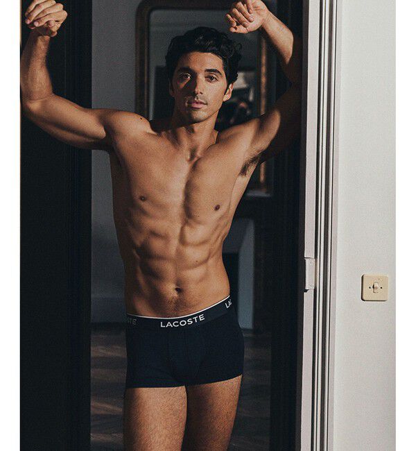 LACOSTE「３パックストレッチコットントランクボクサーショーツ / ボクサーパンツ」|インナー|