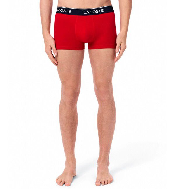 LACOSTE「３パックストレッチコットントランクボクサーショーツ / ボクサーパンツ」|インナー|