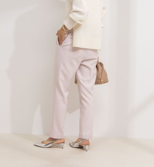 NOLLEY'S sophi「ウォッシャブルウール調サージテーパードパンツ」|その他|