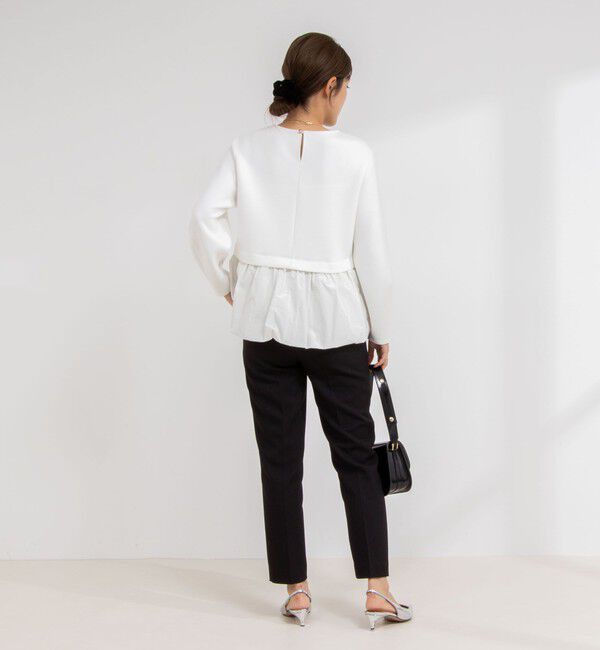 NOLLEY'S sophi「ウォッシャブルウール調サージテーパードパンツ」|その他|