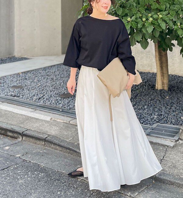 NOLLEY'S「【追加】【WEB＆一部店舗限定色あり】ウォッシャブルヴィンテージタフタマチ入りマキシスカート」|スカート|