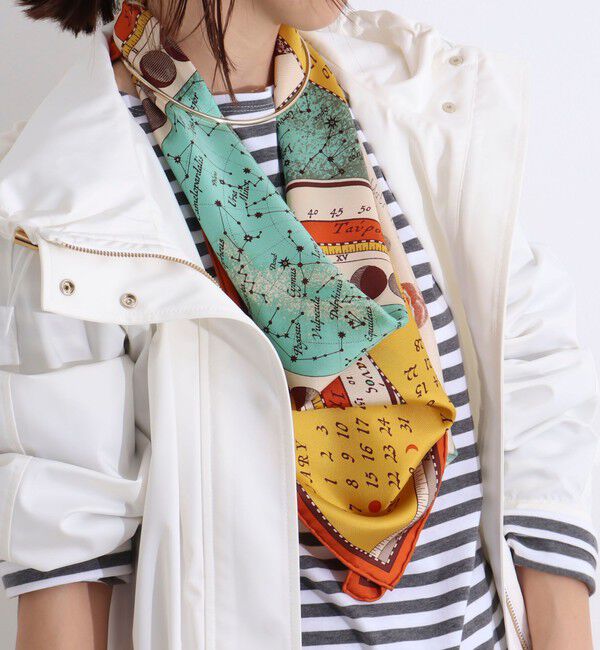 NOLLEY'S「【manipuri/マニプリ】シルクスカーフ65」|バンダナ・スカーフ|