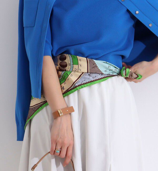 NOLLEY'S「【manipuri/マニプリ】シルクスカーフ65」|バンダナ・スカーフ|