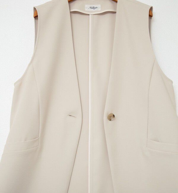 NOLLEY'S「◇【WEB限定】ウォッシャブルドライタスランスリットジレ」|ベスト・ジレ|