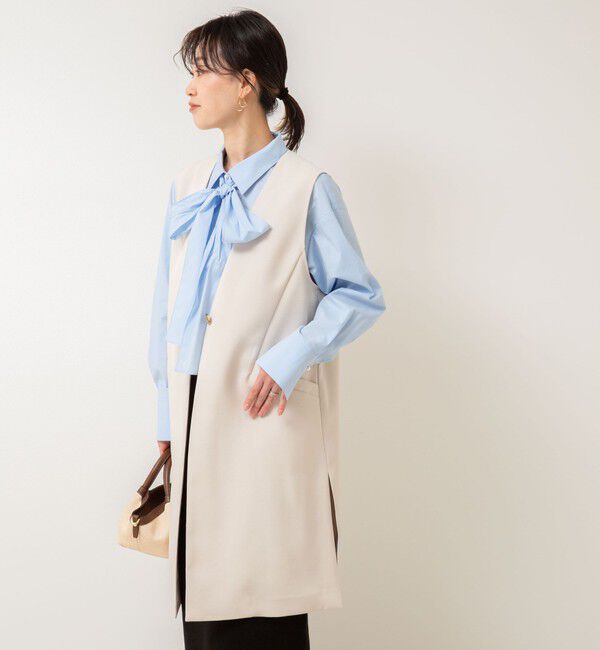 NOLLEY'S「◇【WEB限定】ウォッシャブルドライタスランスリットジレ」|ベスト・ジレ|