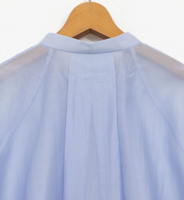 NOLLEY'S「バンドカラーシアーブラウス」|シャツ・ブラウス|