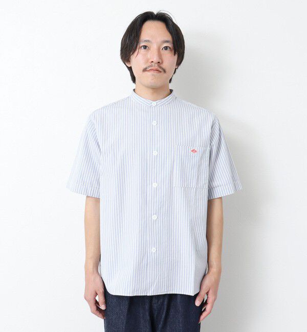 NOLLEY'S goodman「【DANTON/ダントン】BAND COLLAR SHIRT SS 25SS」|シャツ・ブラウス|