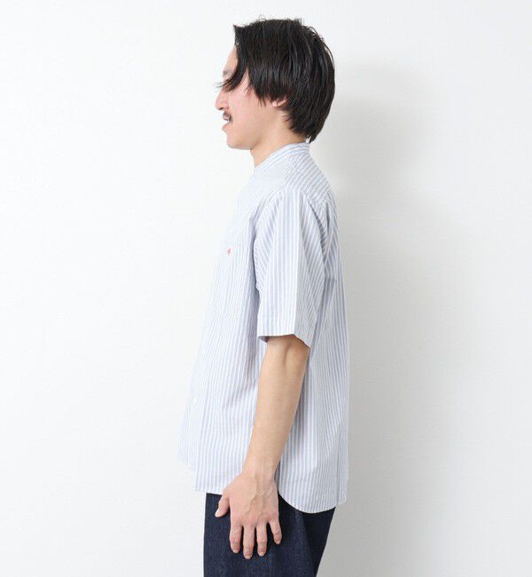 NOLLEY'S goodman「【DANTON/ダントン】BAND COLLAR SHIRT SS 25SS」|シャツ・ブラウス|