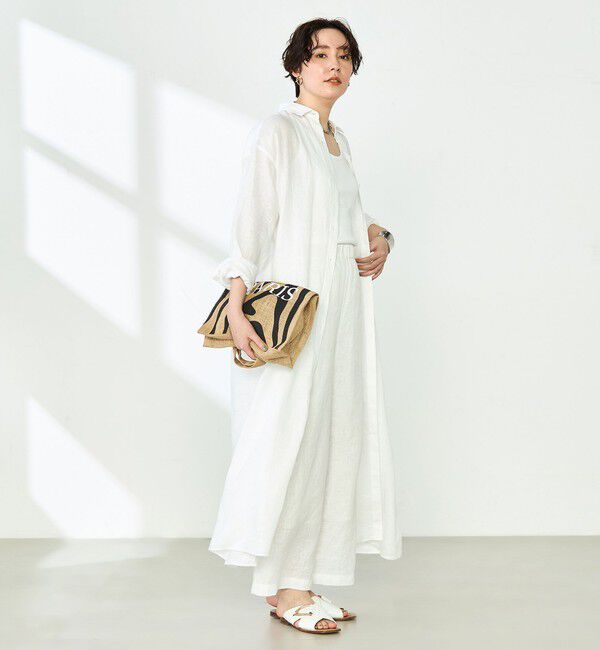 NOLLEY'S「リネンシャツワンピース」|ワンピース|
