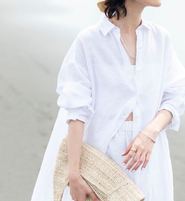 NOLLEY'S「リネンシャツワンピース」|ワンピース|