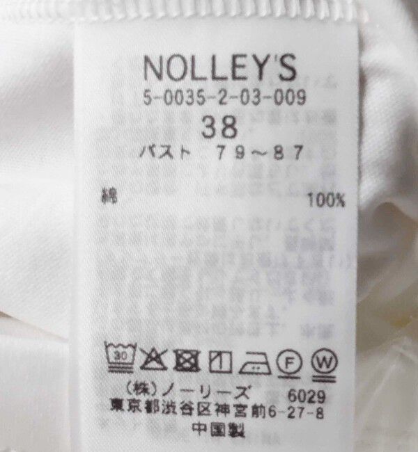 NOLLEY'S「高機能 LA＋スムースタックノースリーブカットソー」|Tシャツ・カットソー|