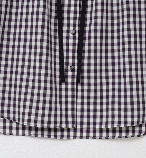 NOLLEY'S「衿フリルショートスリーブシャツ」|シャツ・ブラウス|