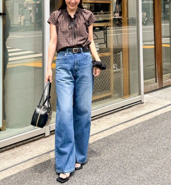 NOLLEY'S「衿フリルショートスリーブシャツ」|シャツ・ブラウス|