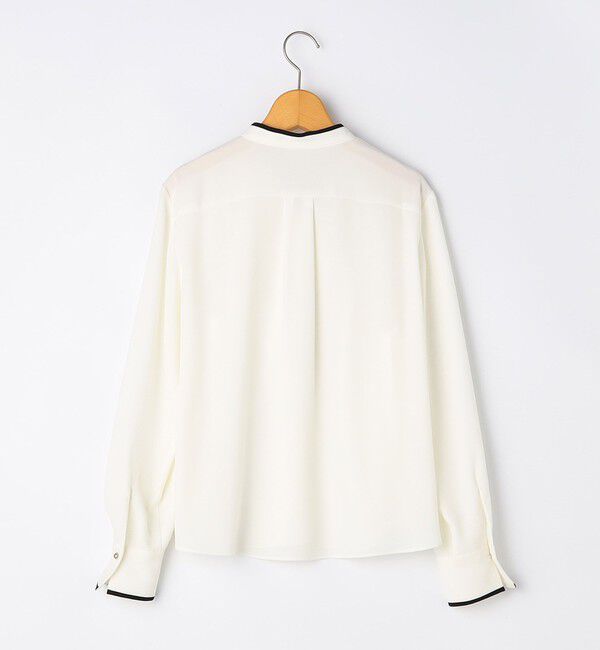 NOLLEY'S「ウォッシャブルストレッチジョーゼットボウタイ風ブラウス」|シャツ・ブラウス|