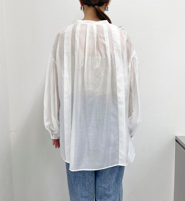 fredy emue「シアーデザインタックシャツ」|シャツ・ブラウス|