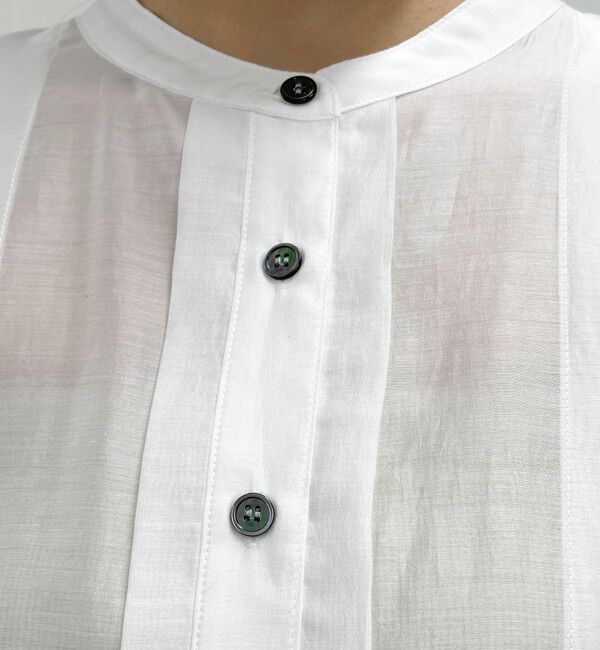 fredy emue「シアーデザインタックシャツ」|シャツ・ブラウス|