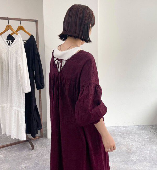 fredy emue「コットンジャガードワンピース」|ワンピース|