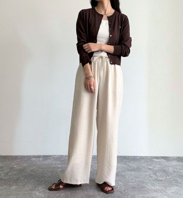 fredy emue「FR刺繍ベーシックサマーカーディガン」|カーディガン|