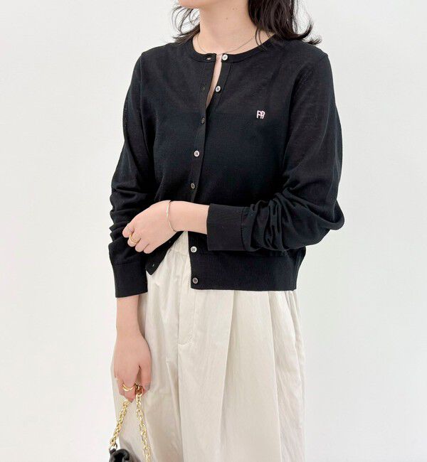 fredy emue「FR刺繍ベーシックサマーカーディガン」|カーディガン|