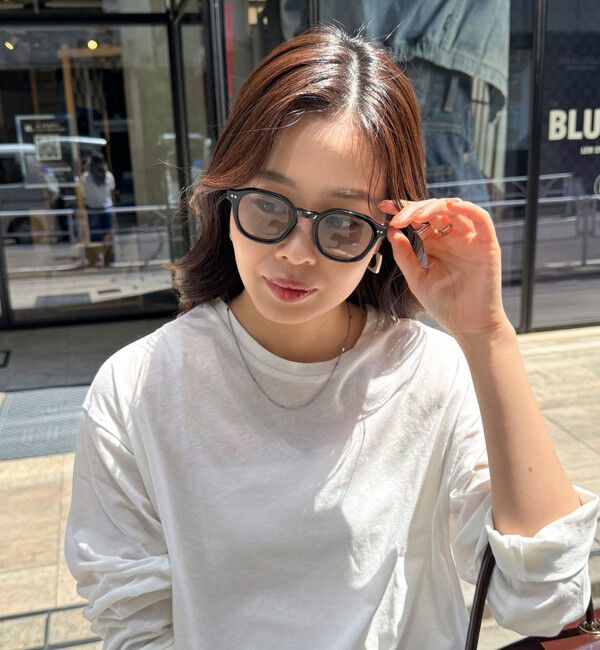 fredy emue「ライトカラーレンズクラウンパントサングラス」|サングラス|ブラック