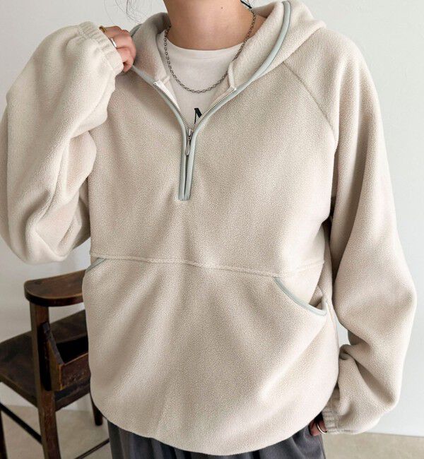 fredy emue「フード付きフリースアノラック」|スウェット・ジャージ|