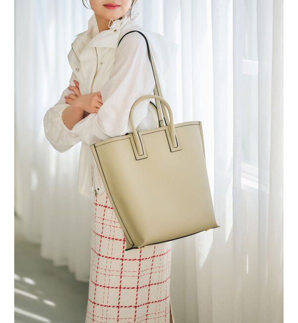ROPE「【E'POR】Ree BAG Large【通勤】【A4対応】【25SS】」|トートバッグ|ベージュ(27)