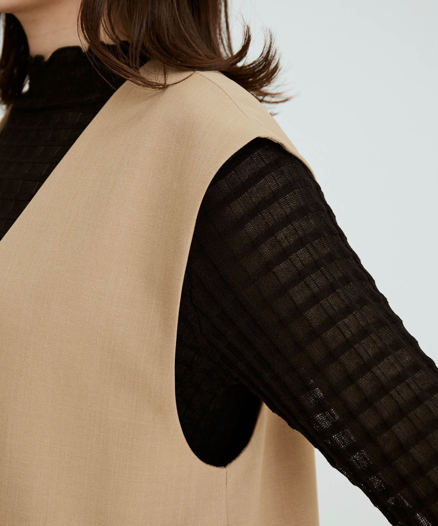 vis-a-vis「【WEB限定】【SET】コスパ抜群！ジレ＆フレアーパンツセットアップ」|スラックス|