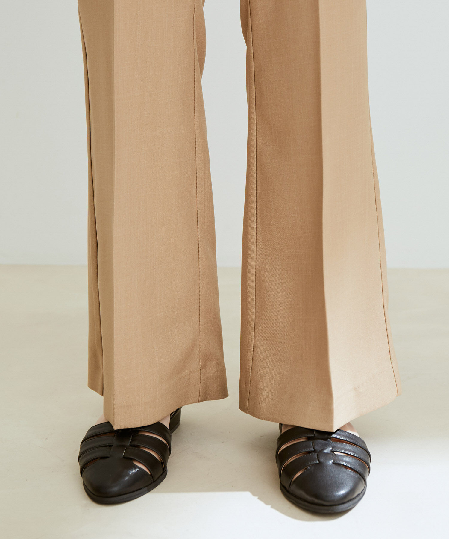 vis-a-vis「【WEB限定】【SET】コスパ抜群！ジレ＆フレアーパンツセットアップ」|スラックス|