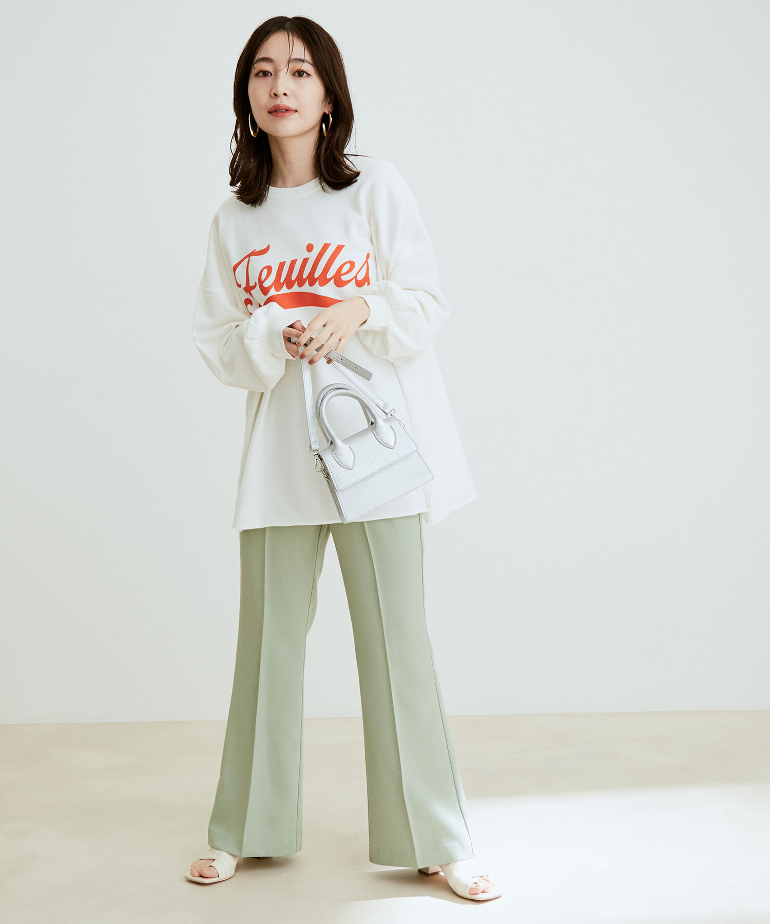 vis-a-vis「【WEB限定】【SET】コスパ抜群！ジレ＆フレアーパンツセットアップ」|スラックス|