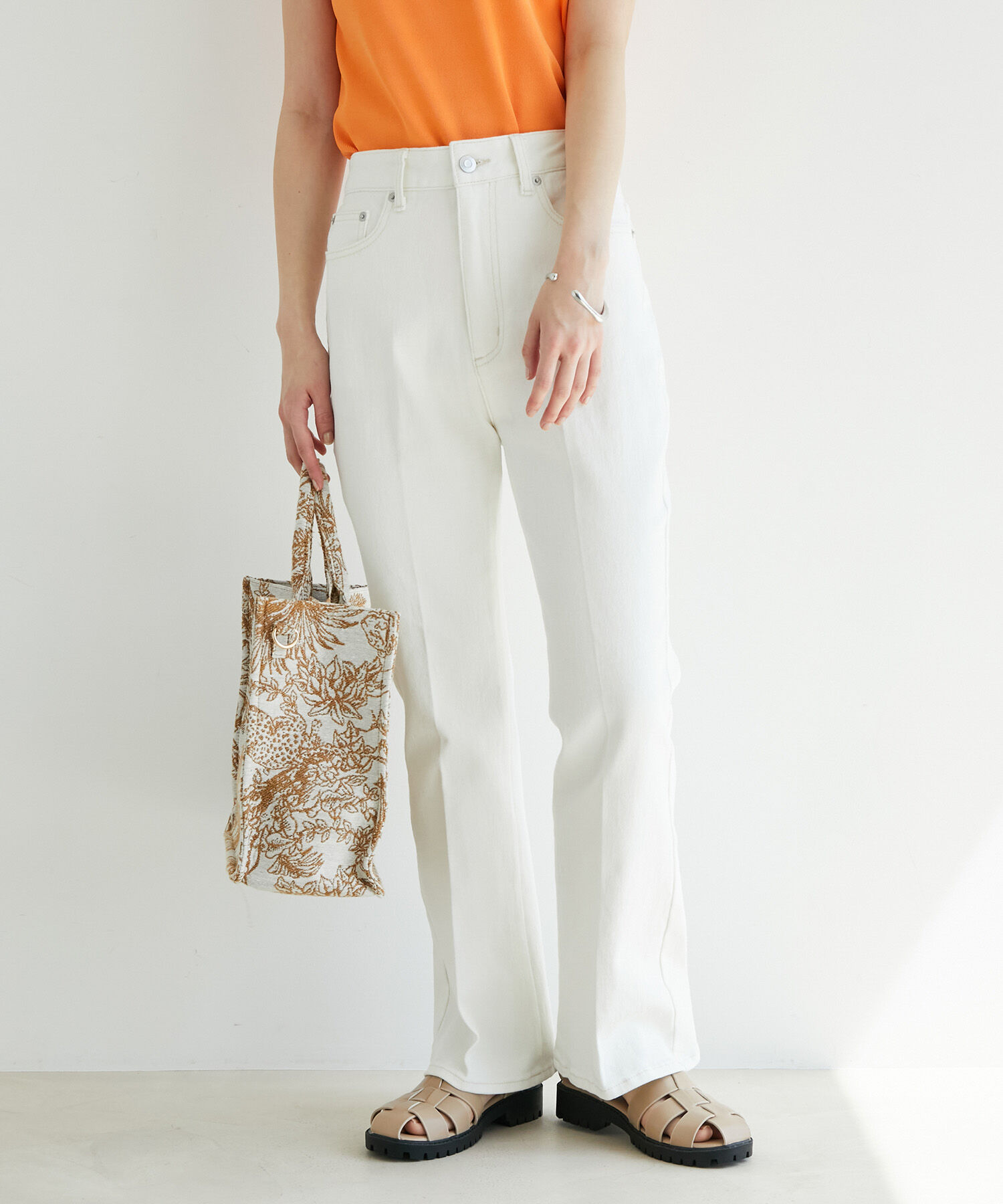 VIS「美脚デニムフレアパンツ」|デニム|