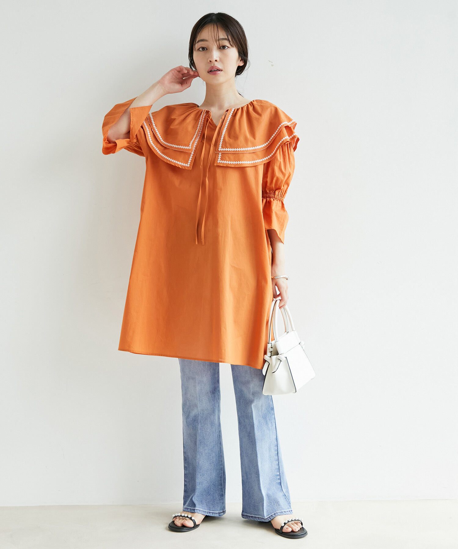 VIS「美脚デニムフレアパンツ」|デニム|