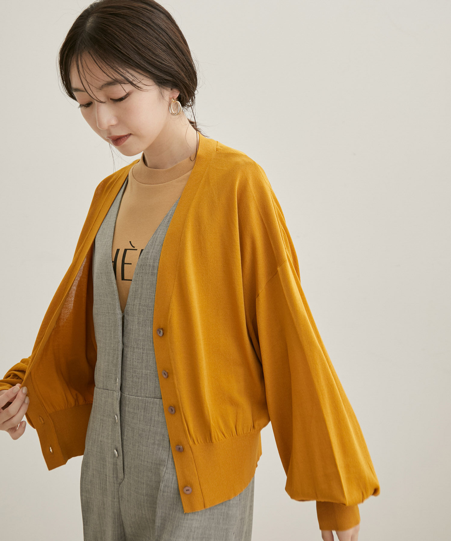 VIS「リラックスVネックカーディガン」|カーディガン|