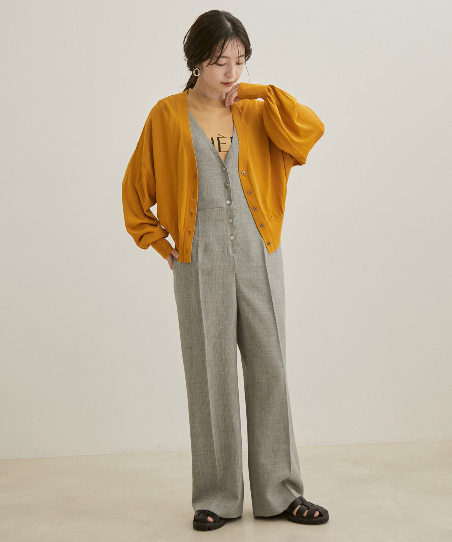 VIS「リラックスVネックカーディガン」|カーディガン|