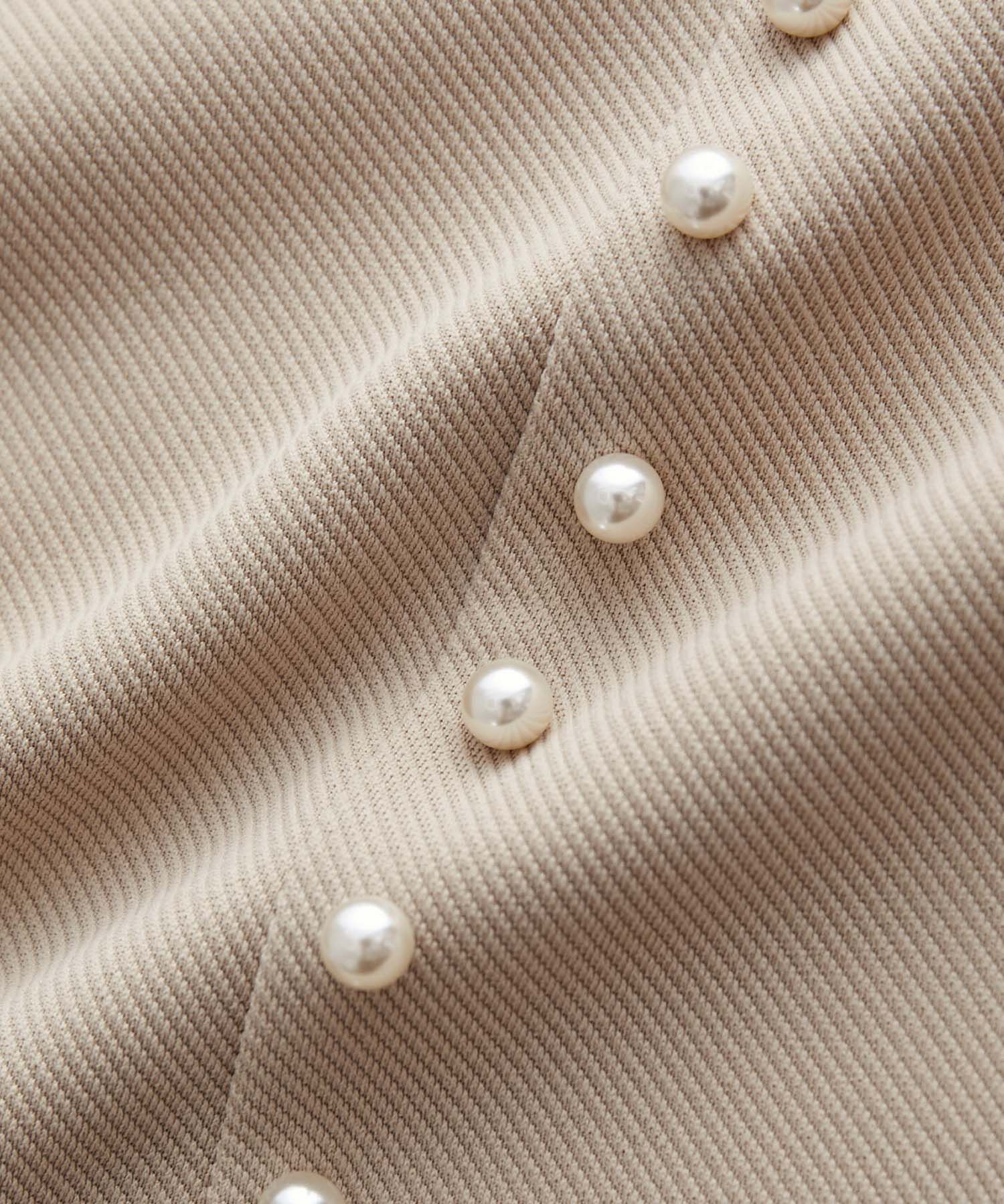 VIS「バックパール切り替えフレアワンピース」|ワンピース|