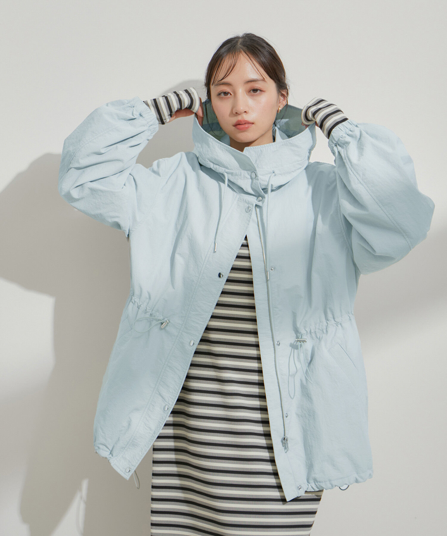 VIS「【UVケア・撥水】フーデットマウンテンパーカー」|アウトドア|