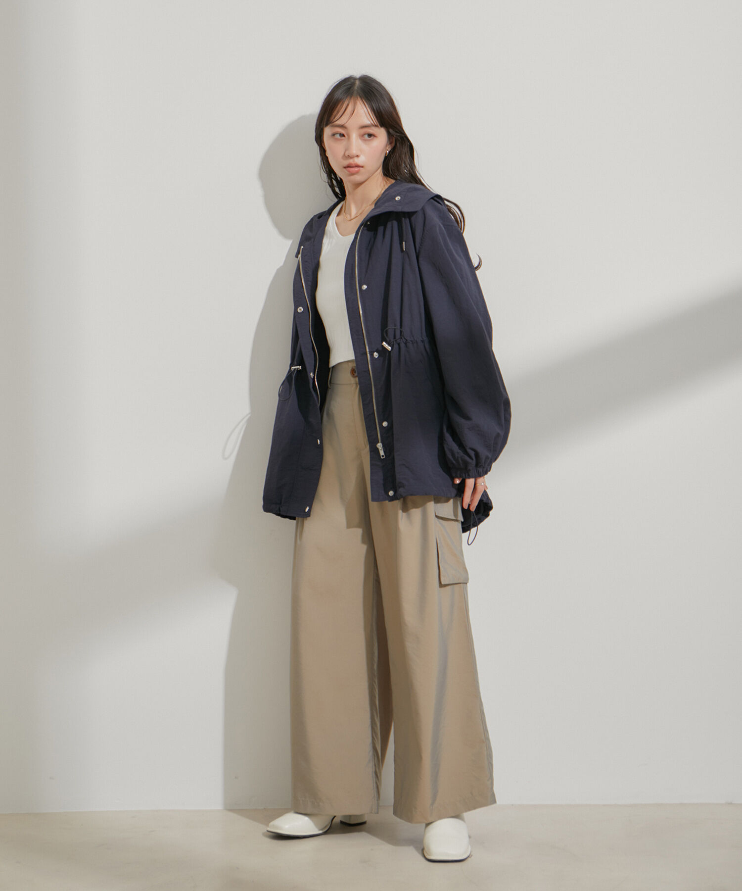 VIS「【UVケア・撥水】フーデットマウンテンパーカー」|アウトドア|