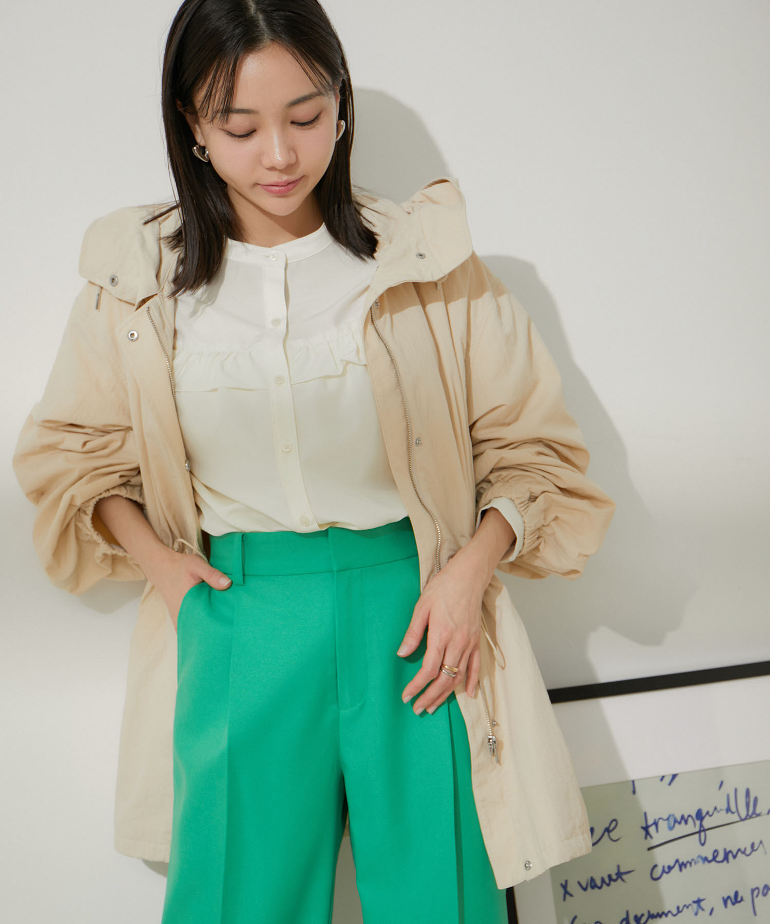 VIS「【UVケア・撥水】フーデットマウンテンパーカー」|アウトドア|