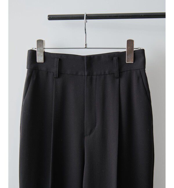 VIS「【洗える/防シワ】ツイルワンタックテーパードパンツ」|チノ|