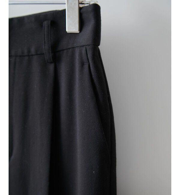 VIS「【洗える/防シワ】ツイルワンタックテーパードパンツ」|チノ|