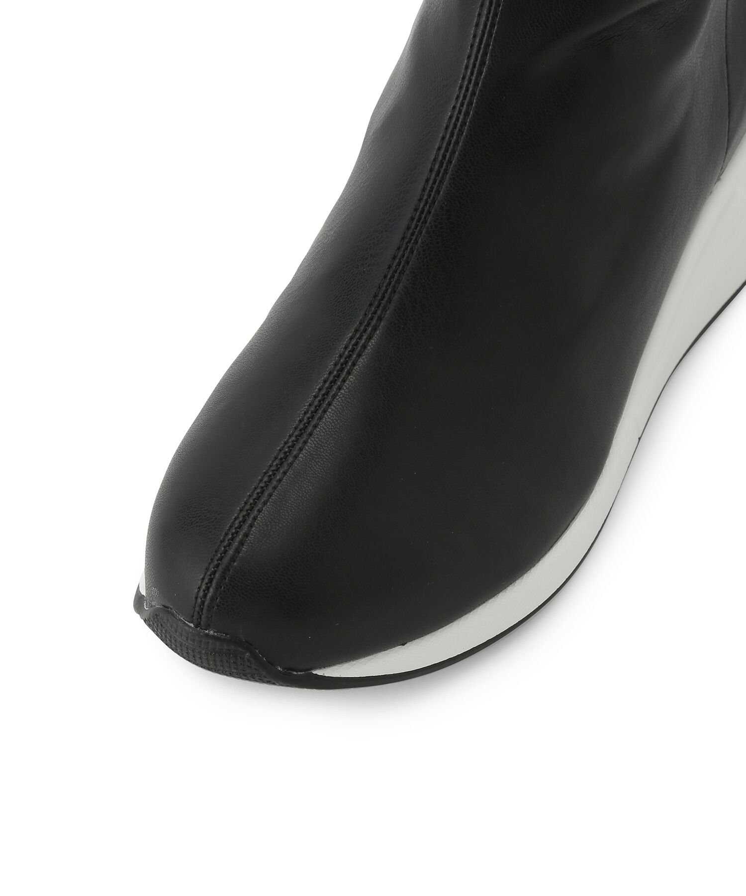 ROPE PICNIC PASSAGE「ウェッジソールスニーカーブーツ(ブラック&times;ホワイト)」|その他|