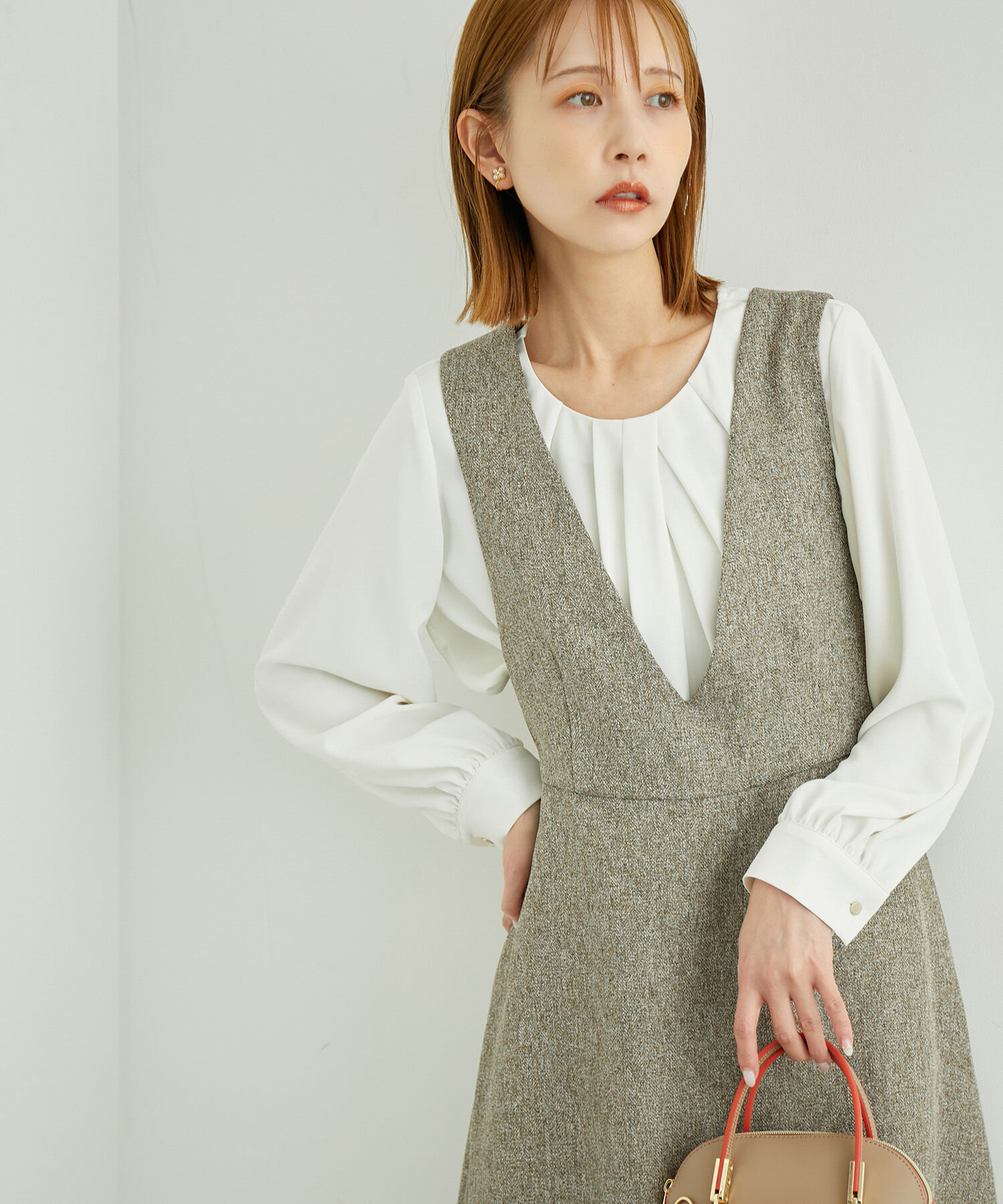 Rope&rsquo;Picnic「白からの解放！多機能ブラウス/ドレープタックブラウス」|シャツ・ブラウス|